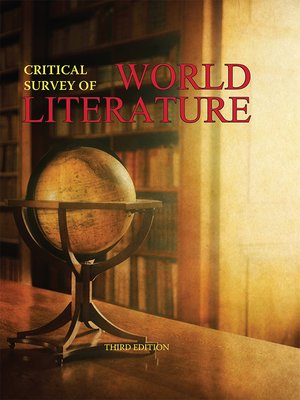 cover image of Critical Survey of World Literature